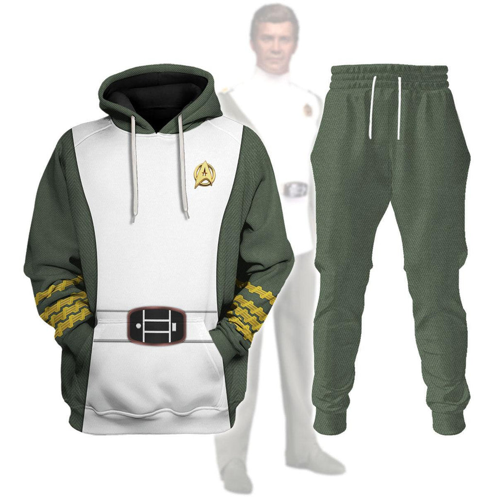 James T. Kirk Flag Officer Starfleet Hoodie Sweatshirt T-Shirt Sweatpants Apparel - CustomsPig.com