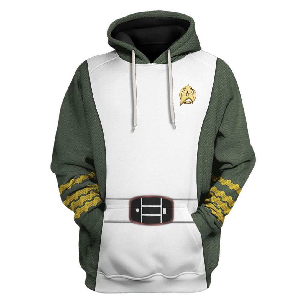 James T. Kirk Flag Officer Starfleet Hoodie Sweatshirt T-Shirt Sweatpants Apparel - CustomsPig.com