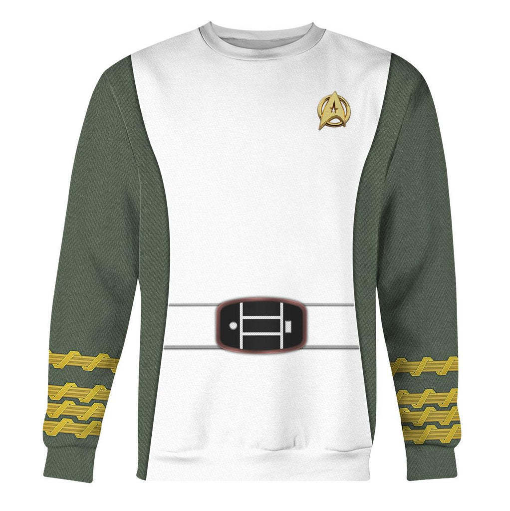 James T. Kirk Flag Officer Starfleet Hoodie Sweatshirt T-Shirt Sweatpants Apparel - CustomsPig.com