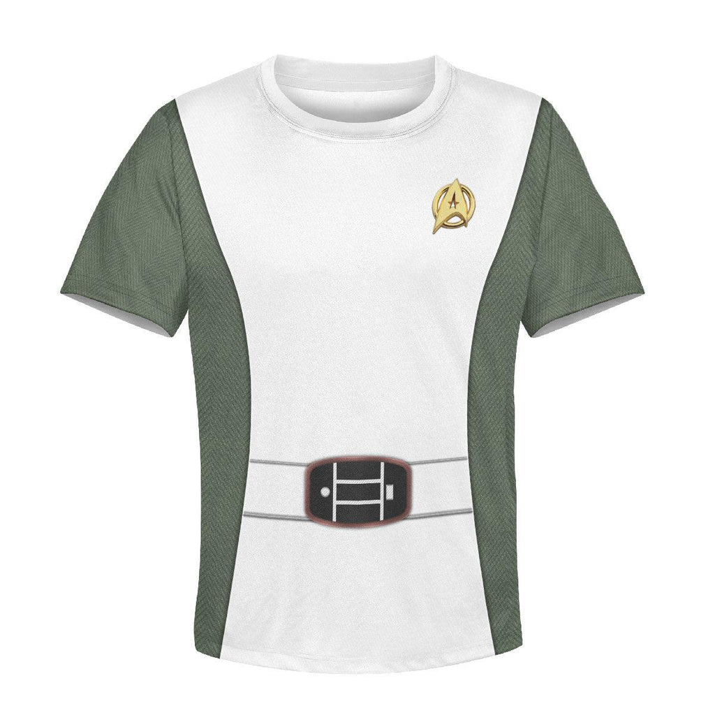 James T. Kirk Uniform Cosplay Kid Hoodie Sweatshirt T-Shirt - CustomsPig.com