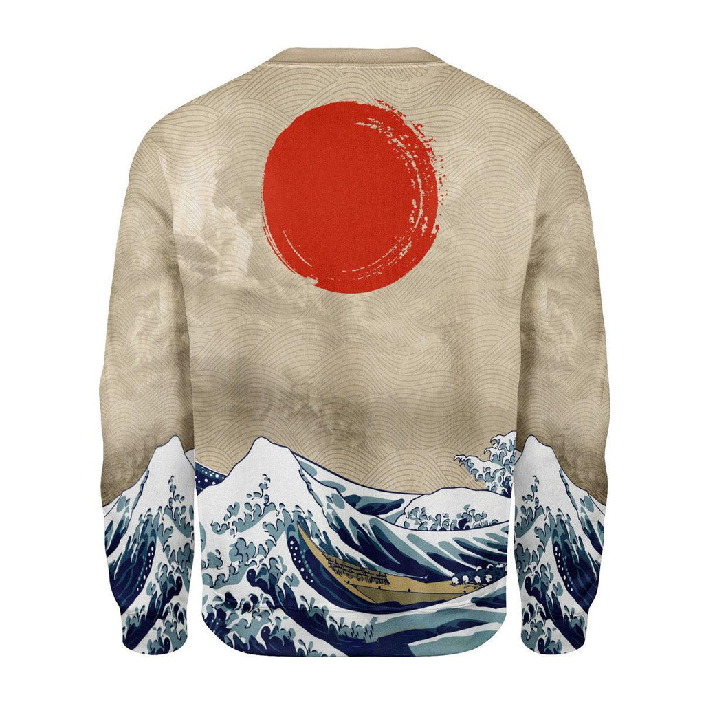 Japanese Sulf Zelda no Densetsu The Great Wave Link Hoodie T-shirt Sweatpants Cosplay - DucG