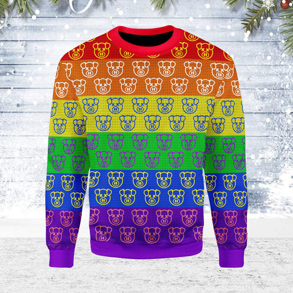 Jeffree Star Pig Ugly Christmas Sweater - CustomsPig