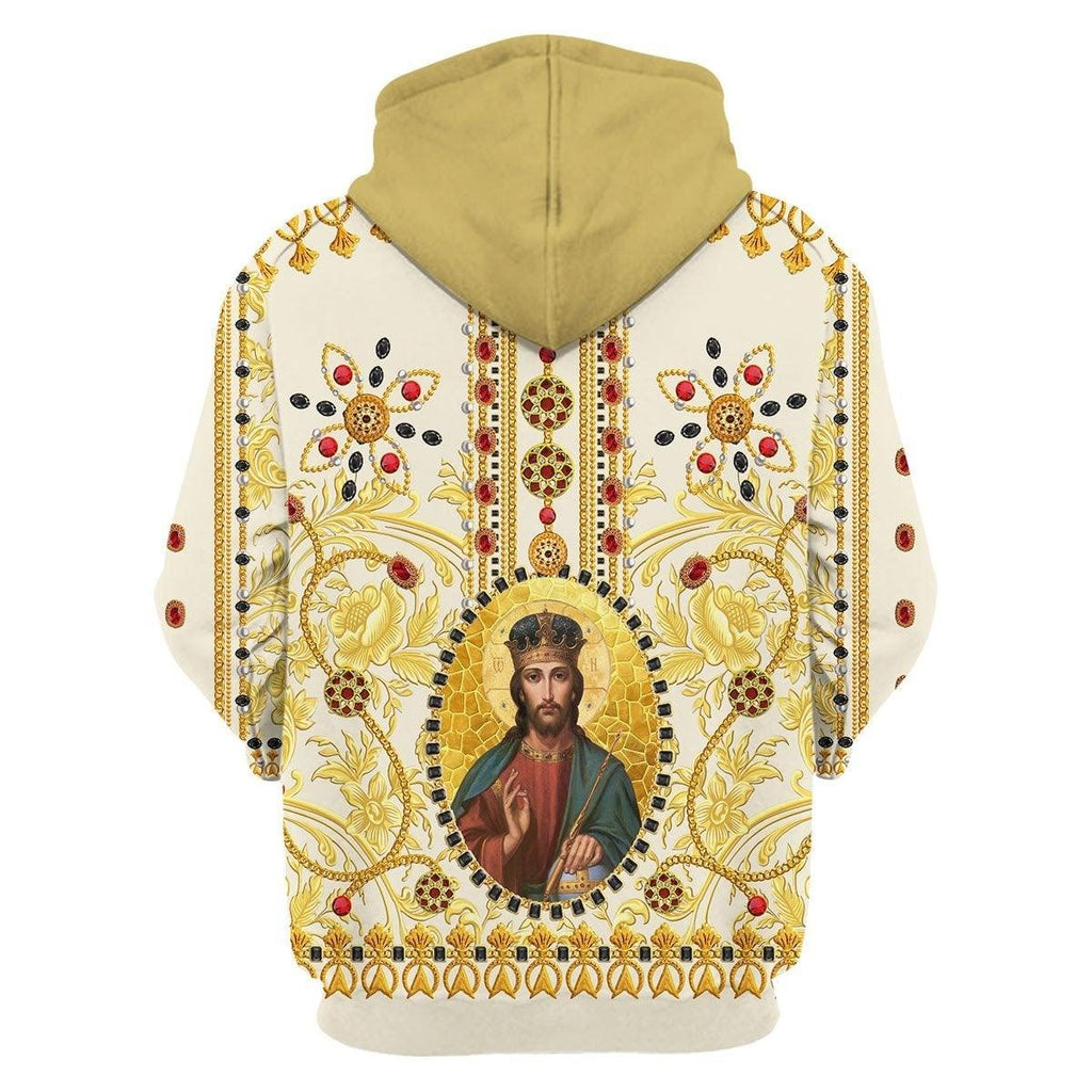 Jesus Christ Zip Hoodie - CustomsPig