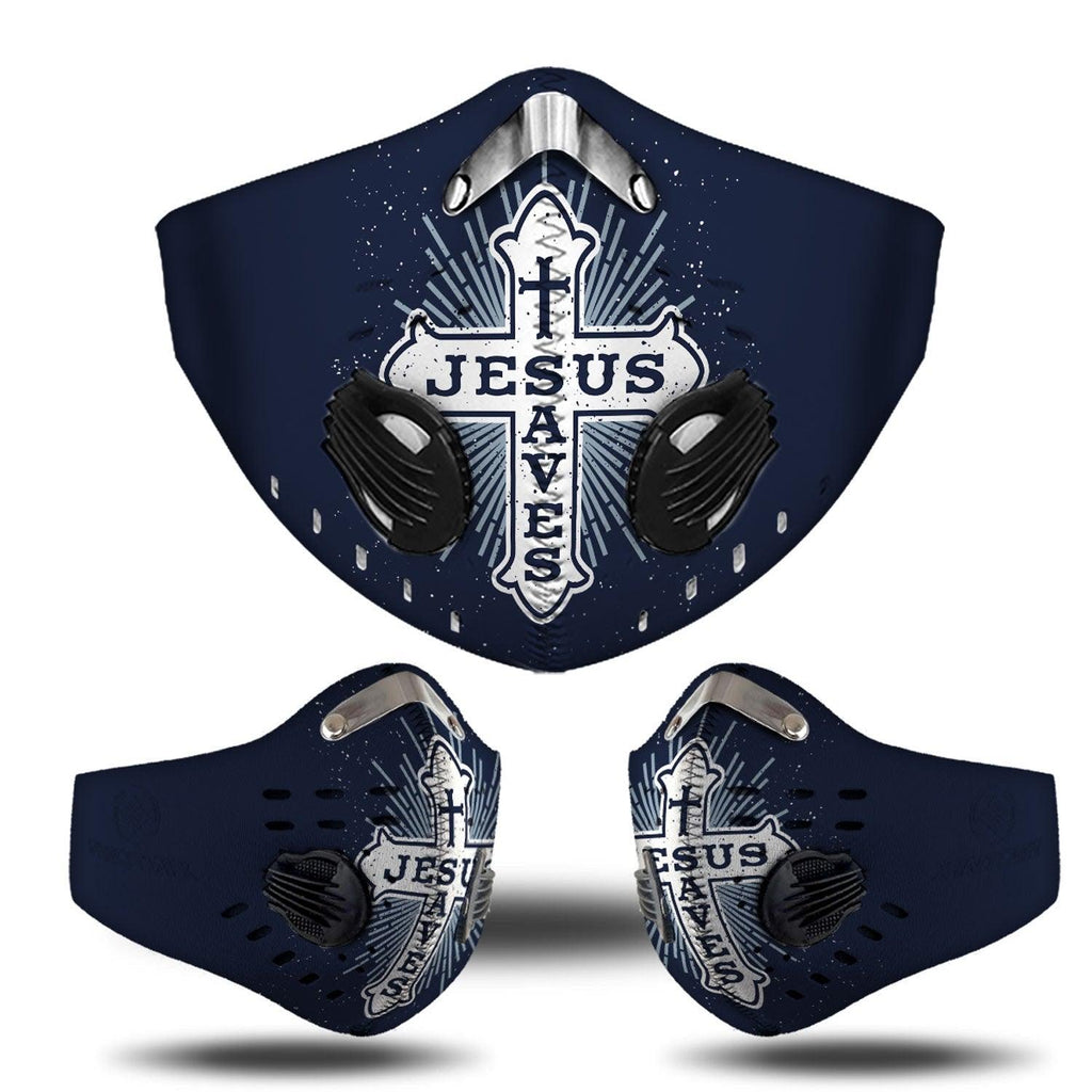 Jesus Saves Face Mask - DucG