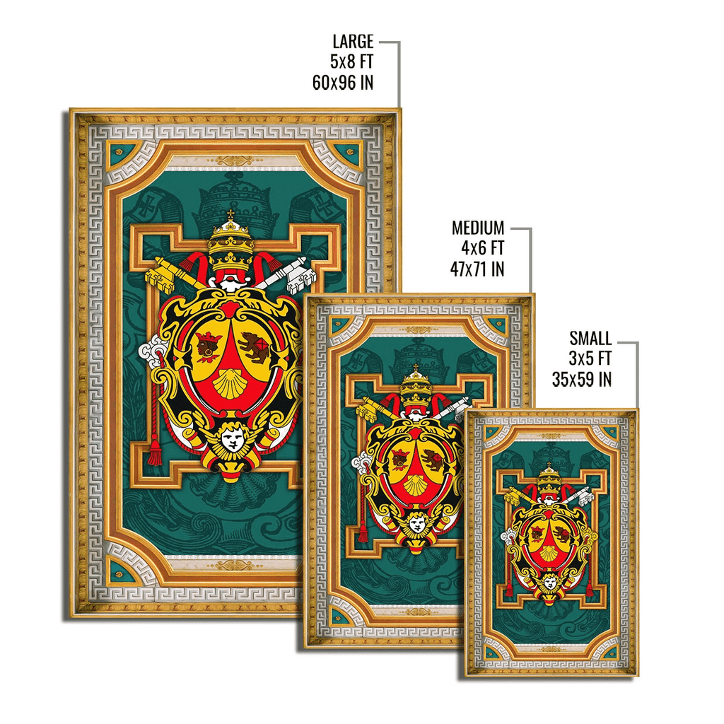 Key Of Pope Benedict XVI Rug - CustomsPig