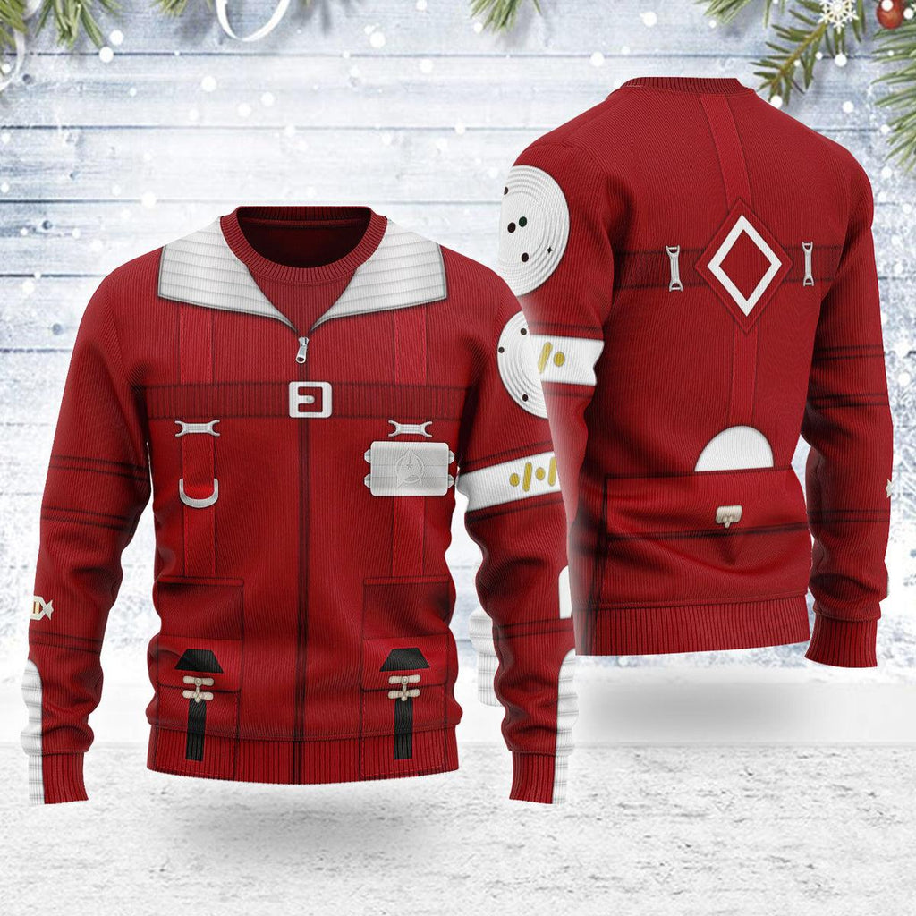 Khan Themed Costume Christmas Wool Sweater - CustomsPig.com