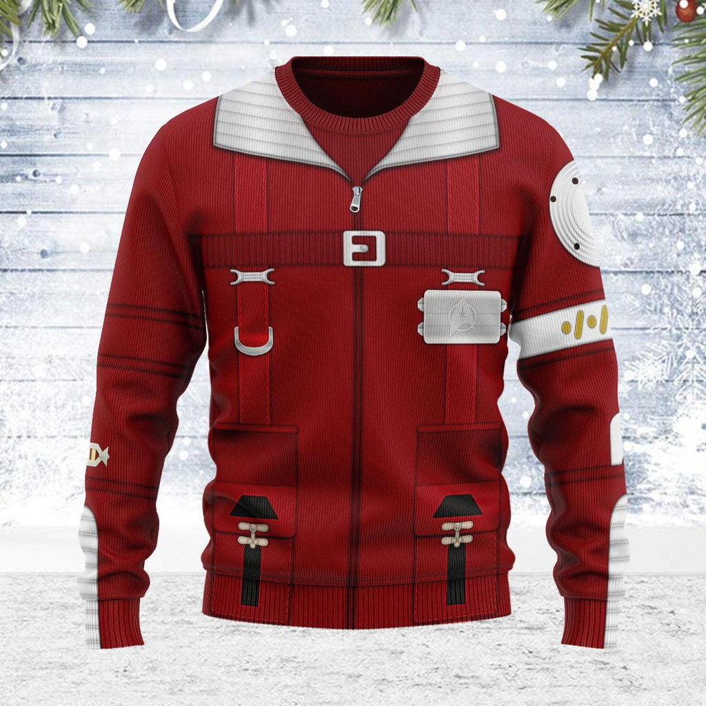 Khan Themed Costume Christmas Wool Sweater - CustomsPig.com