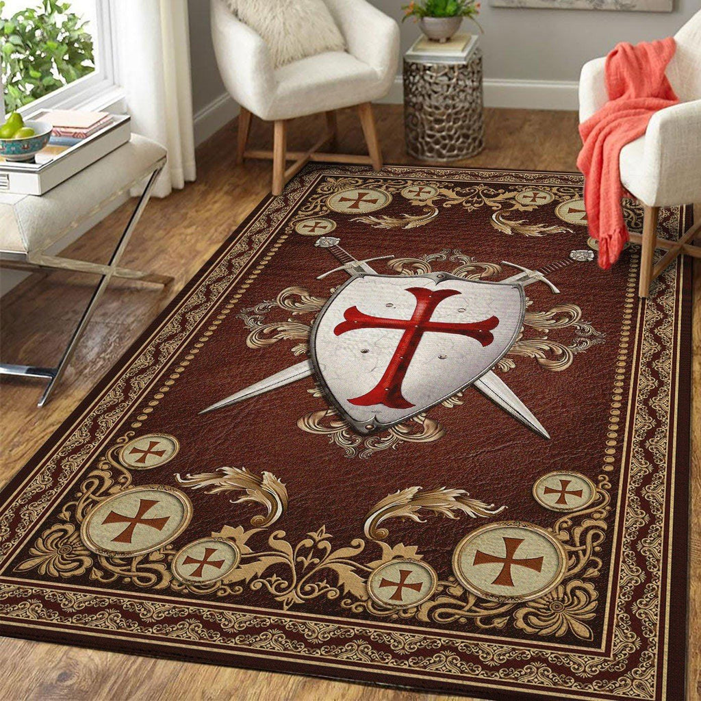 Knight Templar Rug - CustomsPig