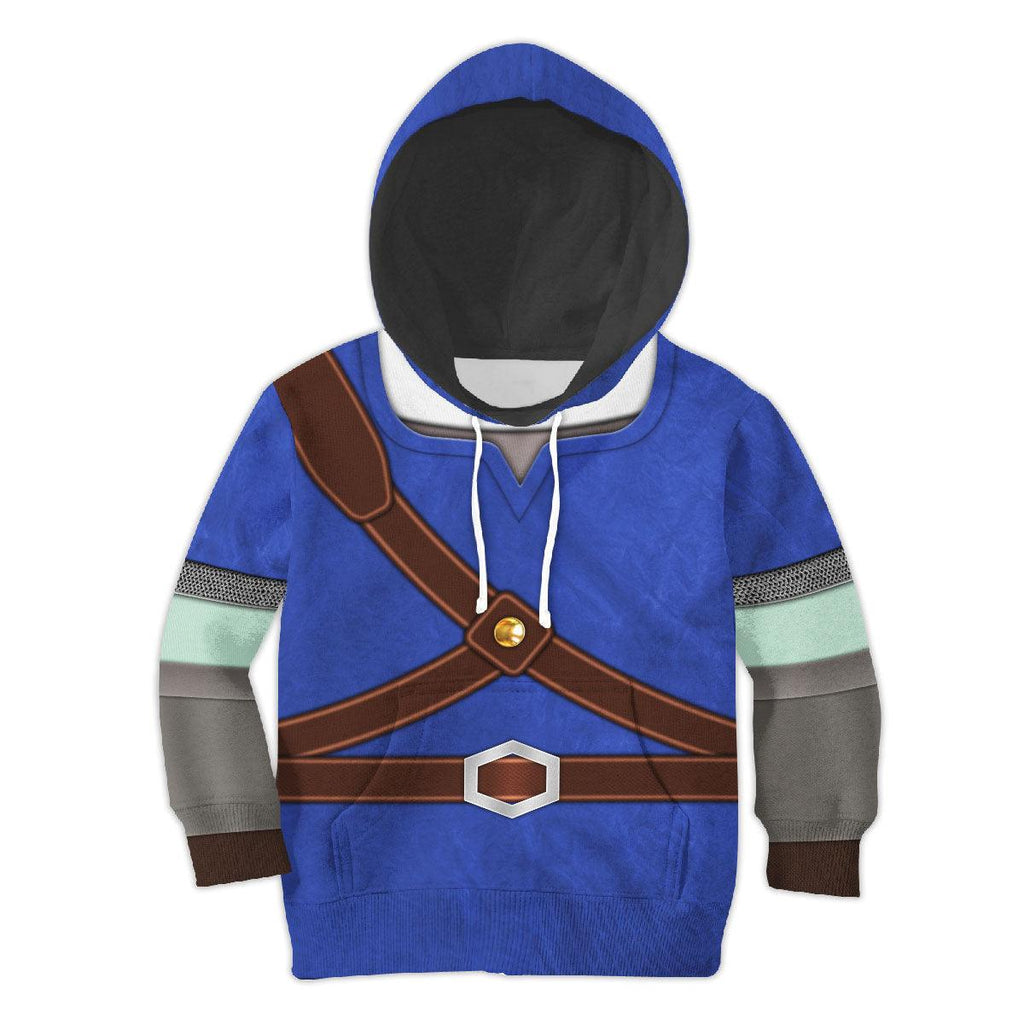 Knights of Skyloft Blue Costume Kid Tops Hoodie Sweatshirt T-Shirt - CustomsPig.com