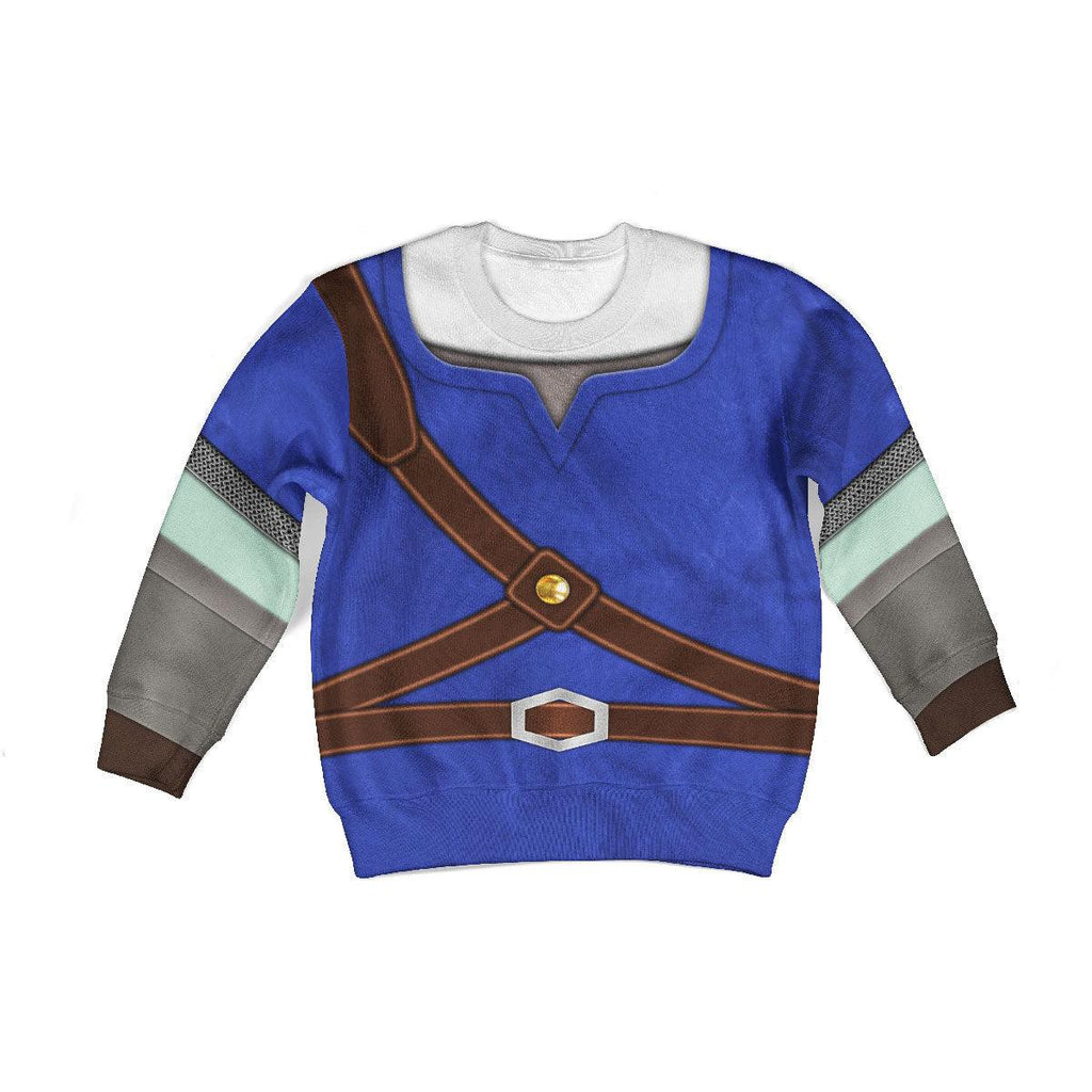 Knights of Skyloft Blue Costume Kid Tops Hoodie Sweatshirt T-Shirt - CustomsPig.com