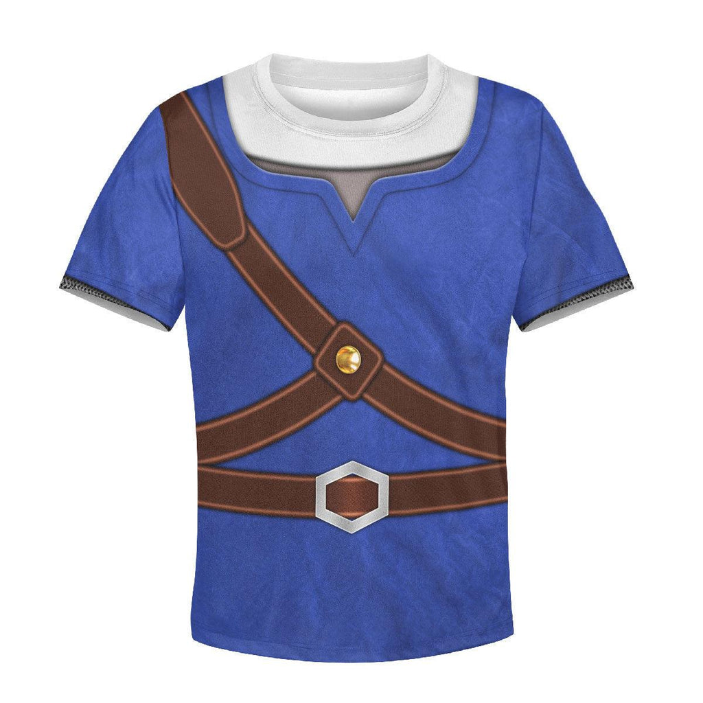 Knights of Skyloft Blue Costume Kid Tops Hoodie Sweatshirt T-Shirt - CustomsPig.com