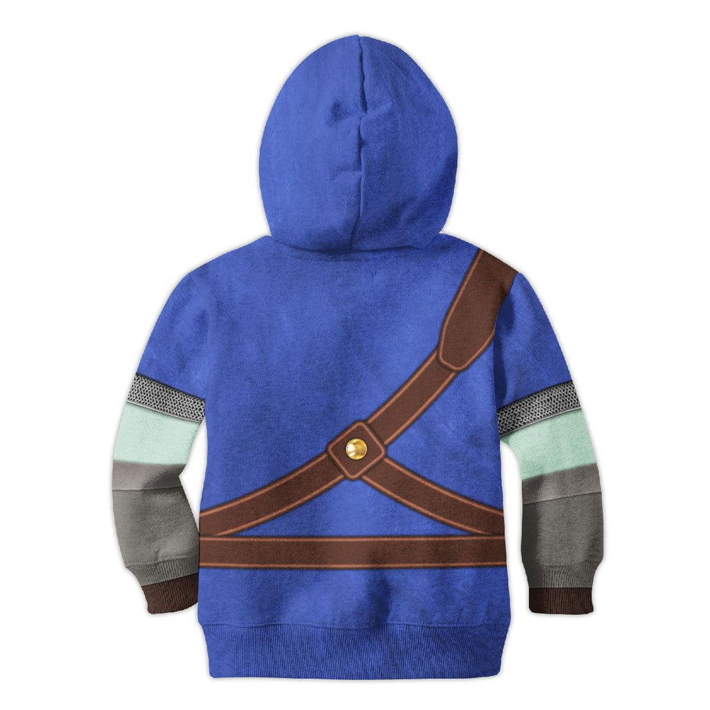 Knights of Skyloft Blue Costume Kid Tops Hoodie Sweatshirt T-Shirt - CustomsPig.com