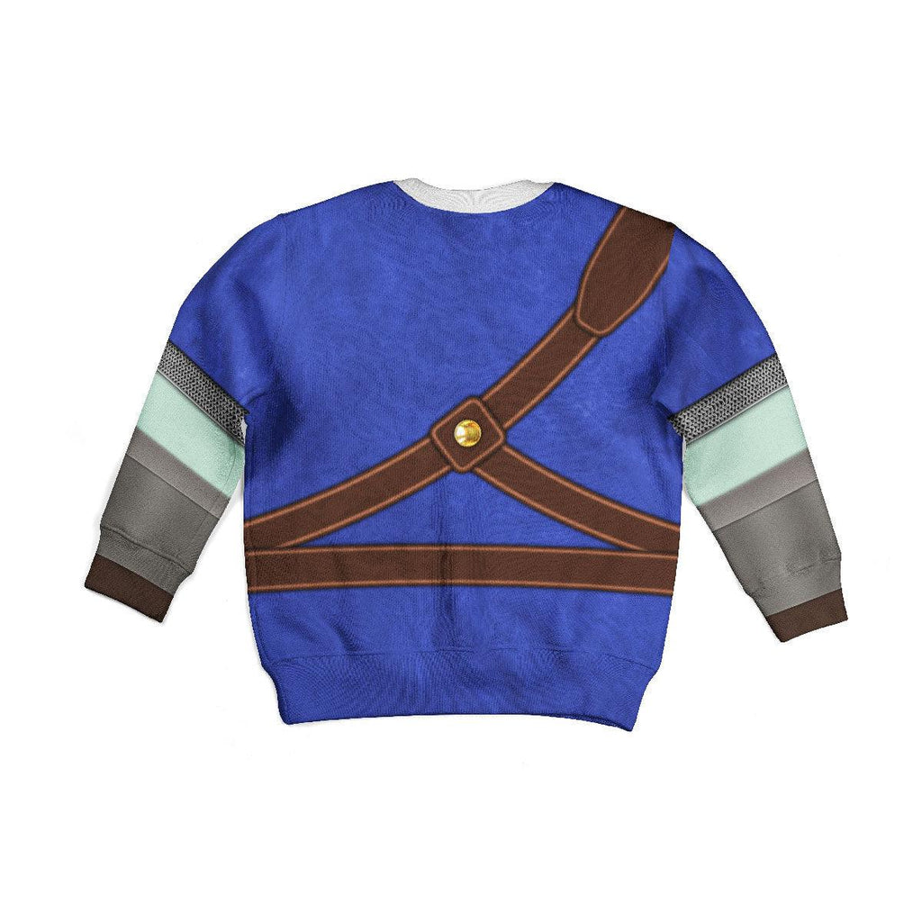 Knights of Skyloft Blue Costume Kid Tops Hoodie Sweatshirt T-Shirt - CustomsPig.com