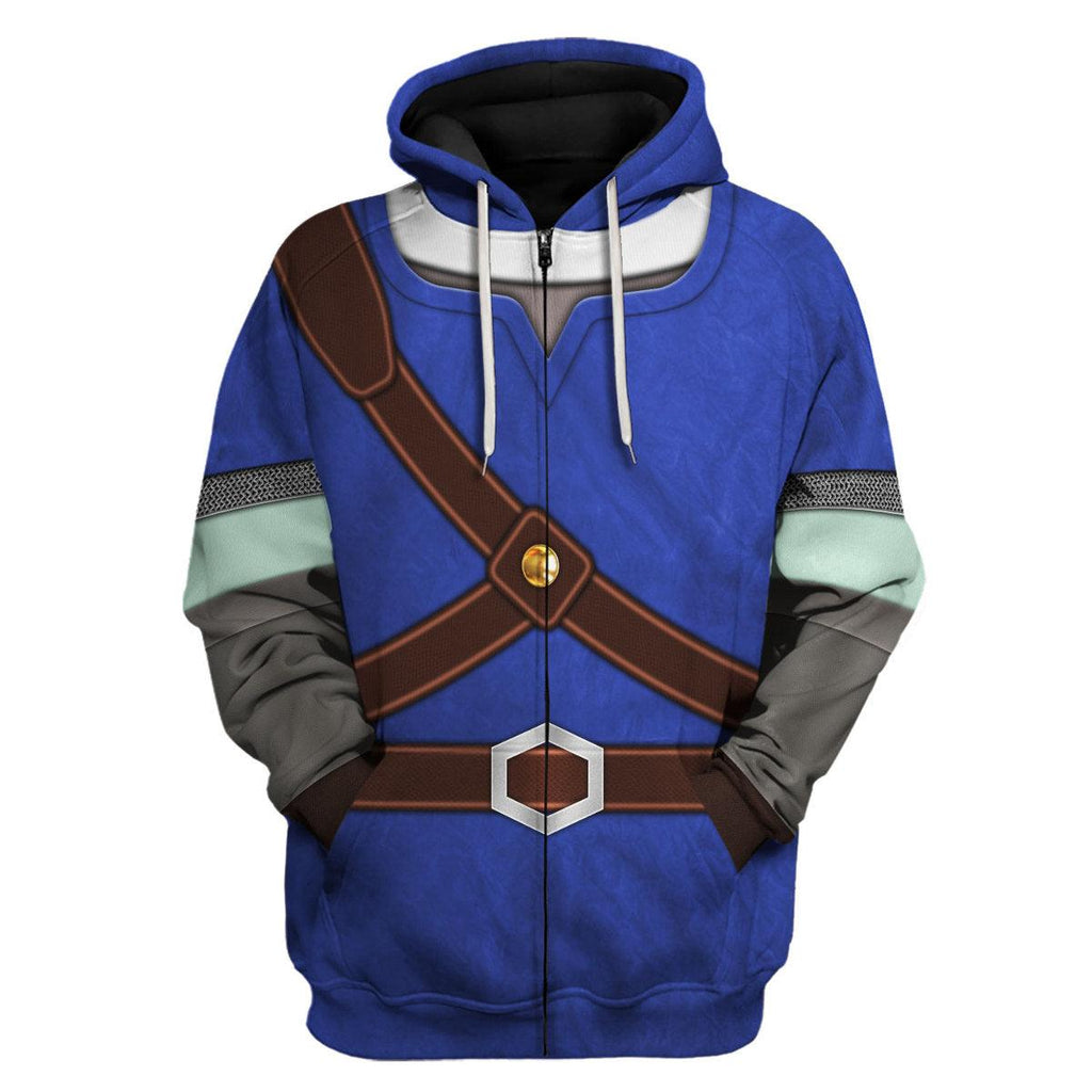 Knights of Skyloft Blue Unisex Hoodie Sweatshirt T-shirt Sweatpants Cosplay - CustomsPig.com