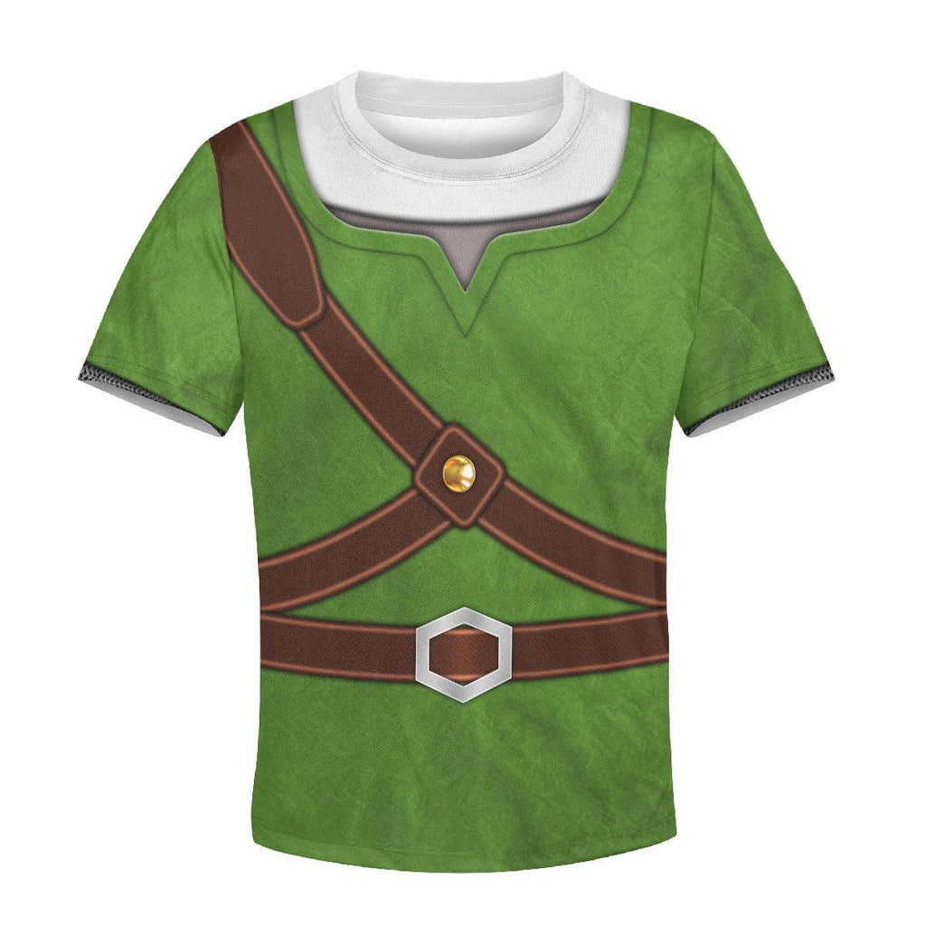 Knights of Skyloft Green Costume Kid Tops Hoodie Sweatshirt T-Shirt - CustomsPig.com