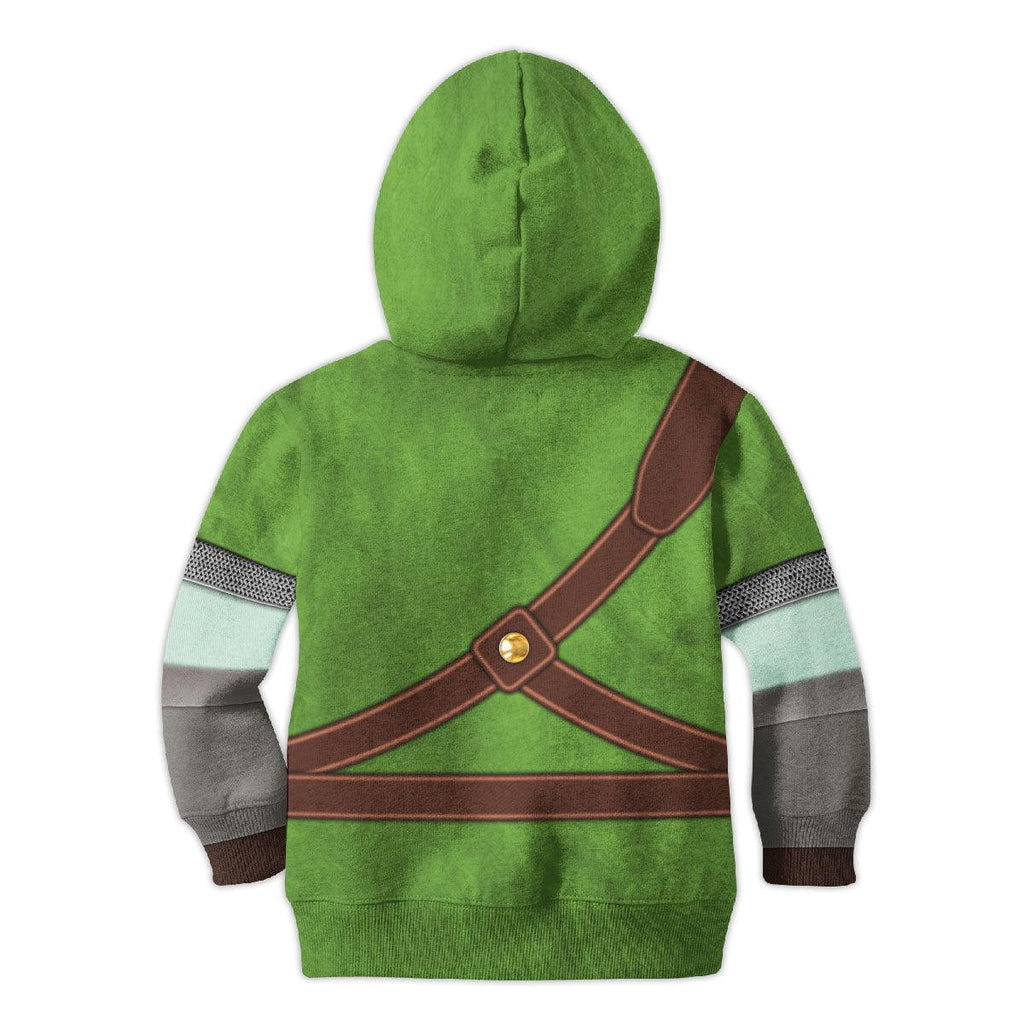 Knights of Skyloft Green Costume Kid Tops Hoodie Sweatshirt T-Shirt - CustomsPig.com