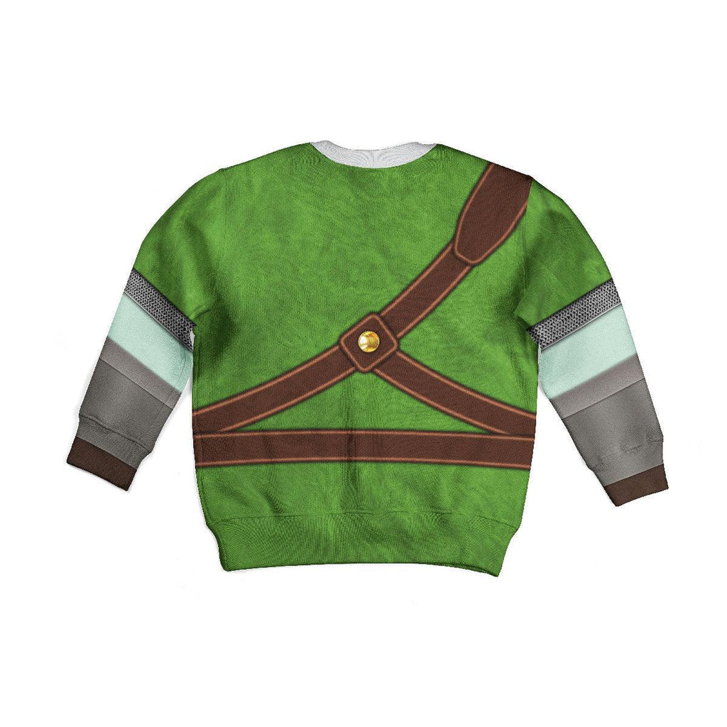 Knights of Skyloft Green Costume Kid Tops Hoodie Sweatshirt T-Shirt - CustomsPig.com