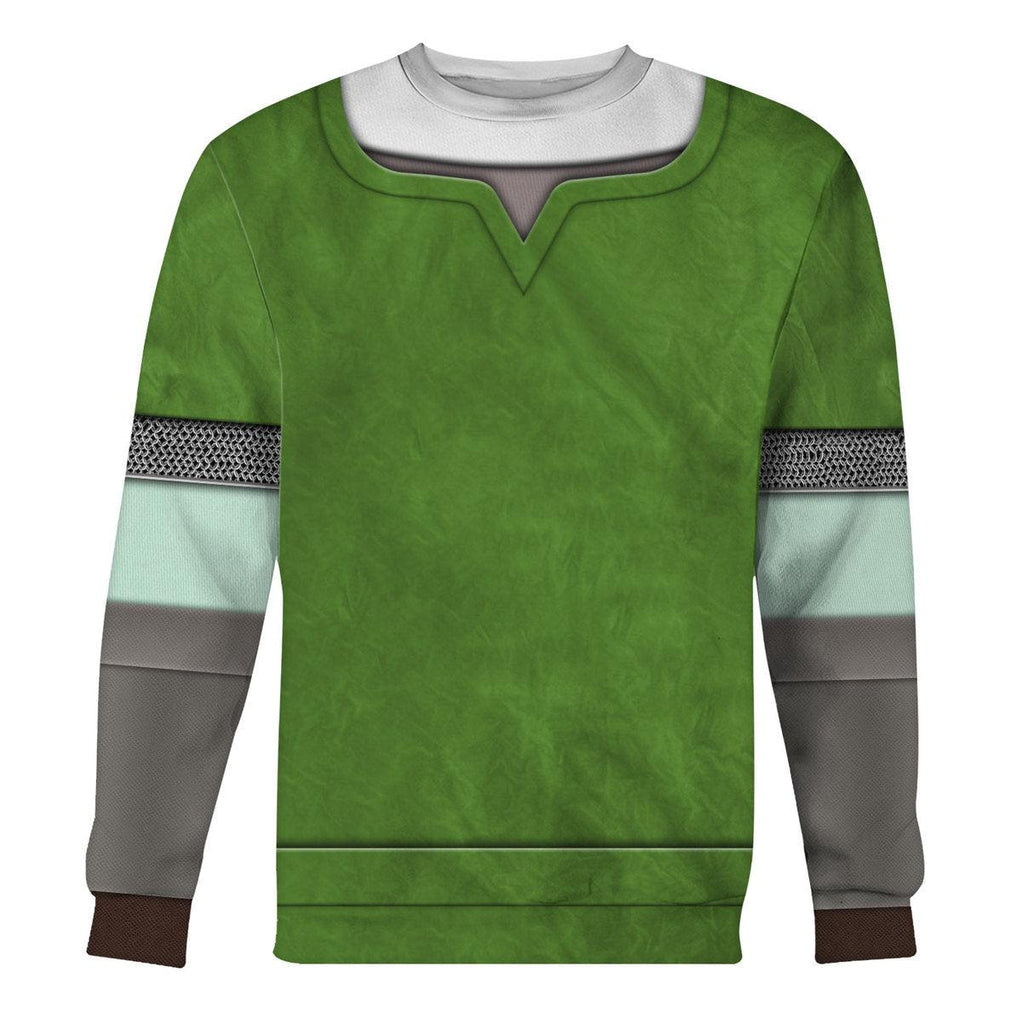 Knights of Skyloft Green New Unisex Hoodie Sweatshirt T-shirt Sweatpants Cosplay - CustomsPig.com