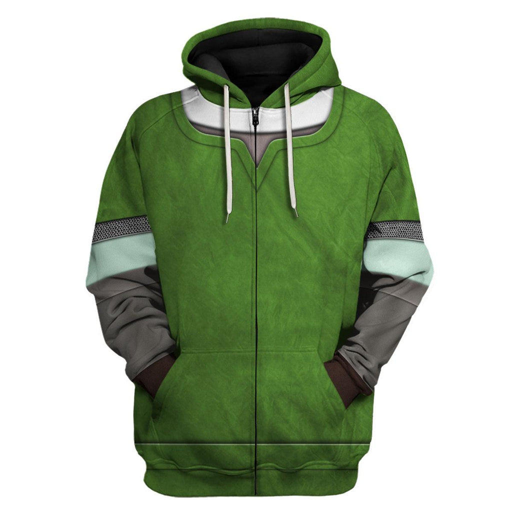 Knights of Skyloft Green New Unisex Hoodie Sweatshirt T-shirt Sweatpants Cosplay - CustomsPig.com