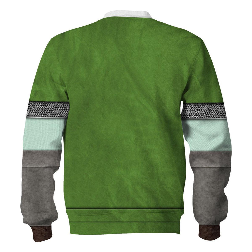 Knights of Skyloft Green New Unisex Hoodie Sweatshirt T-shirt Sweatpants Cosplay - CustomsPig.com