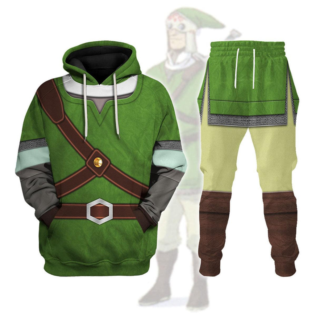 Knights of Skyloft Green Unisex Hoodie Sweatshirt T-shirt Sweatpants Cosplay - CustomsPig.com