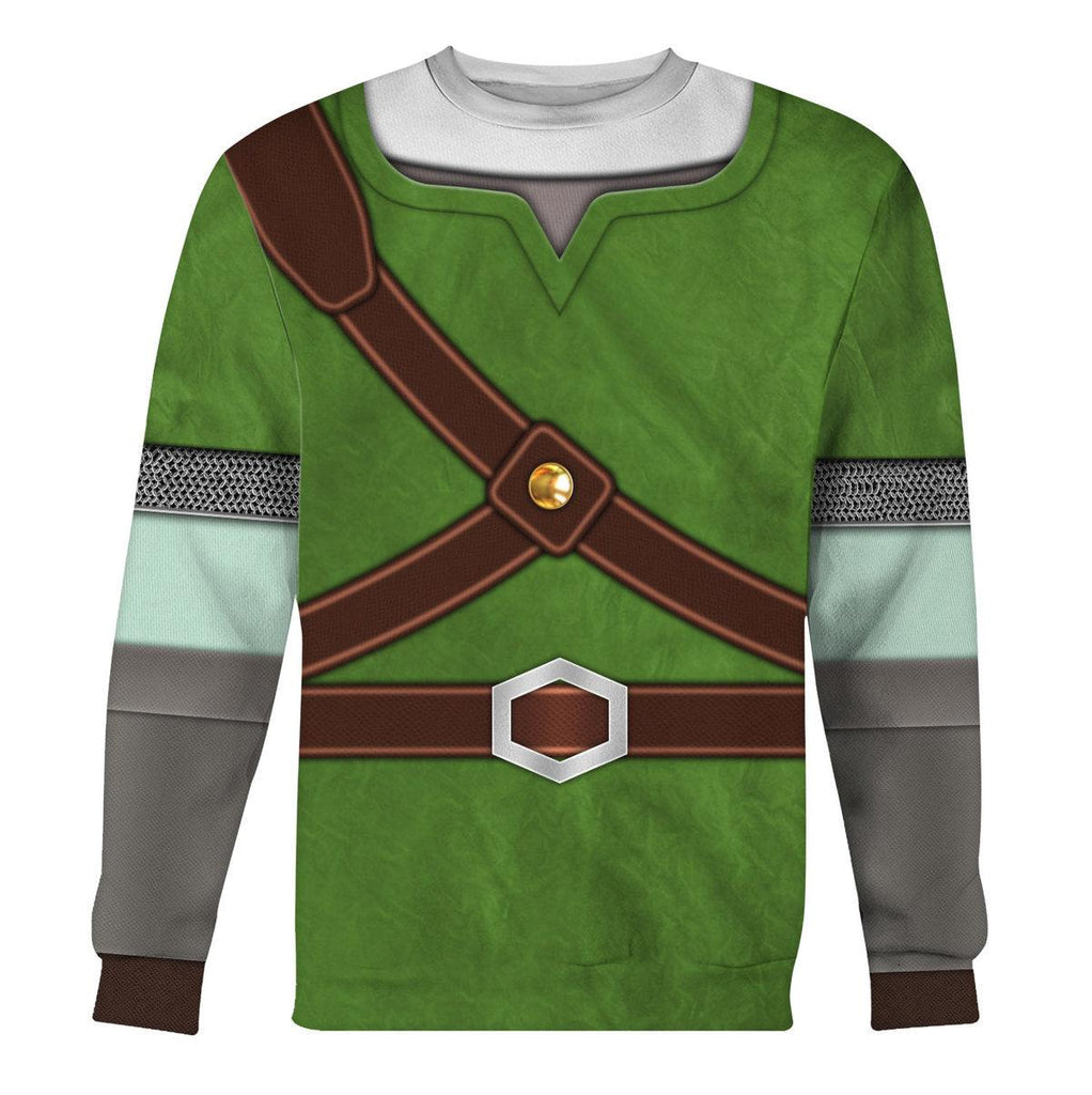 Knights of Skyloft Green Unisex Hoodie Sweatshirt T-shirt Sweatpants Cosplay - CustomsPig.com