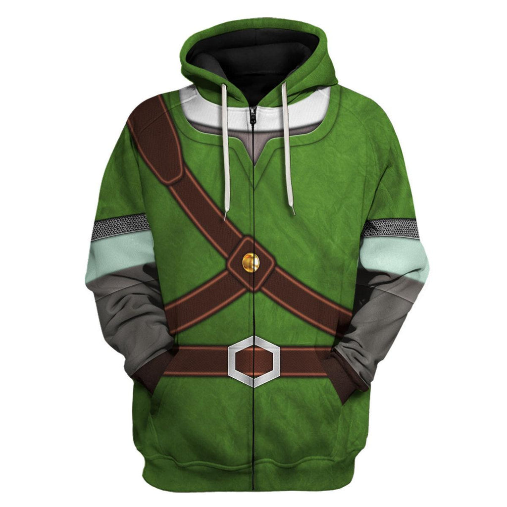 Knights of Skyloft Green Unisex Hoodie Sweatshirt T-shirt Sweatpants Cosplay - CustomsPig.com