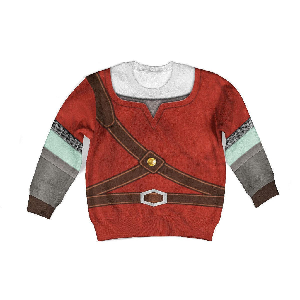 Knights of Skyloft Red Costume Kid Tops Hoodie Sweatshirt T-Shirt - CustomsPig.com