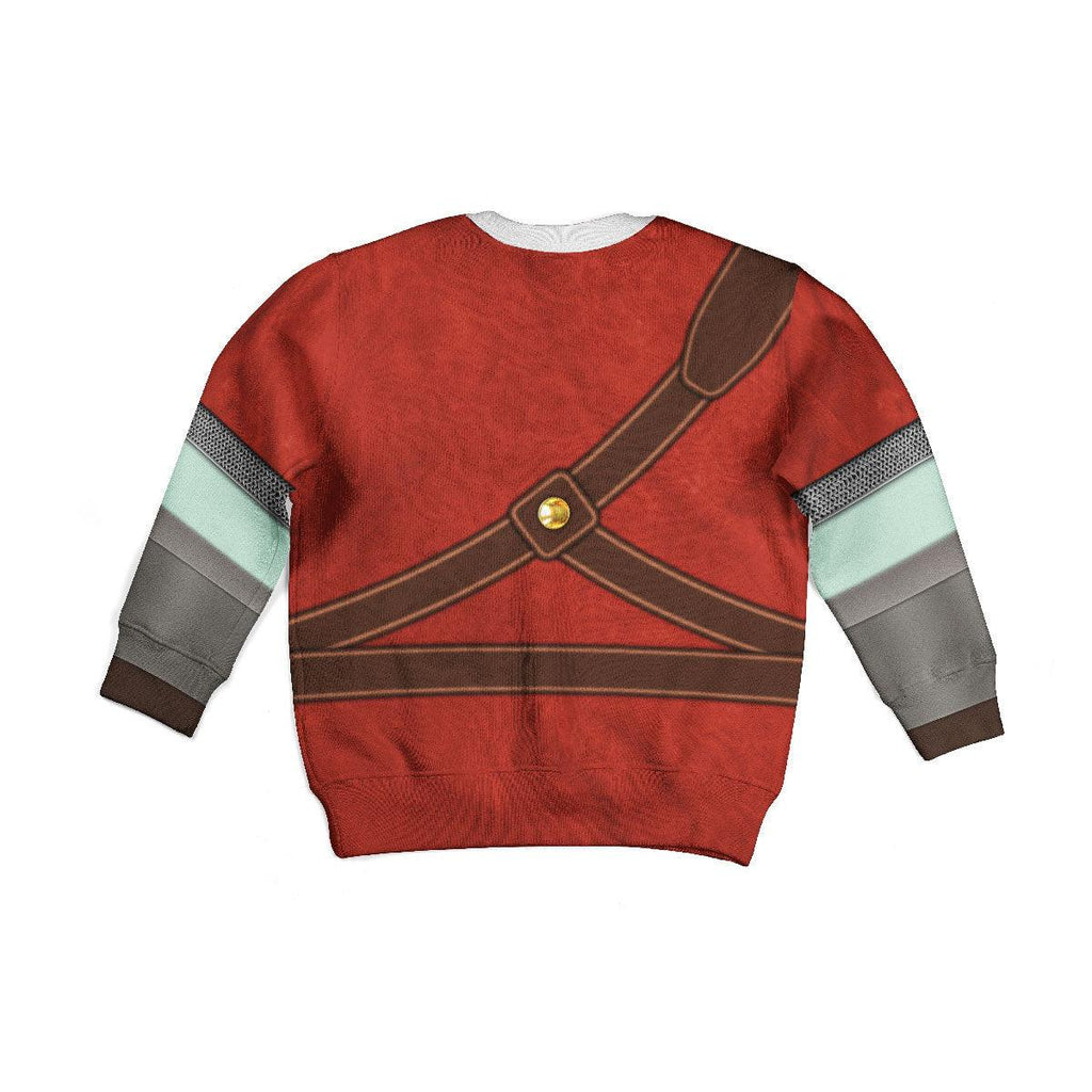 Knights of Skyloft Red Costume Kid Tops Hoodie Sweatshirt T-Shirt - CustomsPig.com