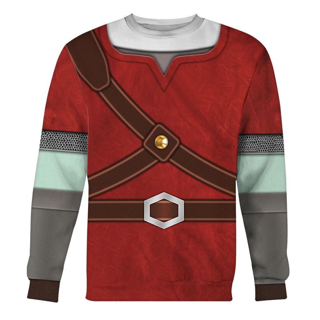 Knights of Skyloft Red Unisex Hoodie Sweatshirt T-shirt Sweatpants Cosplay - CustomsPig.com