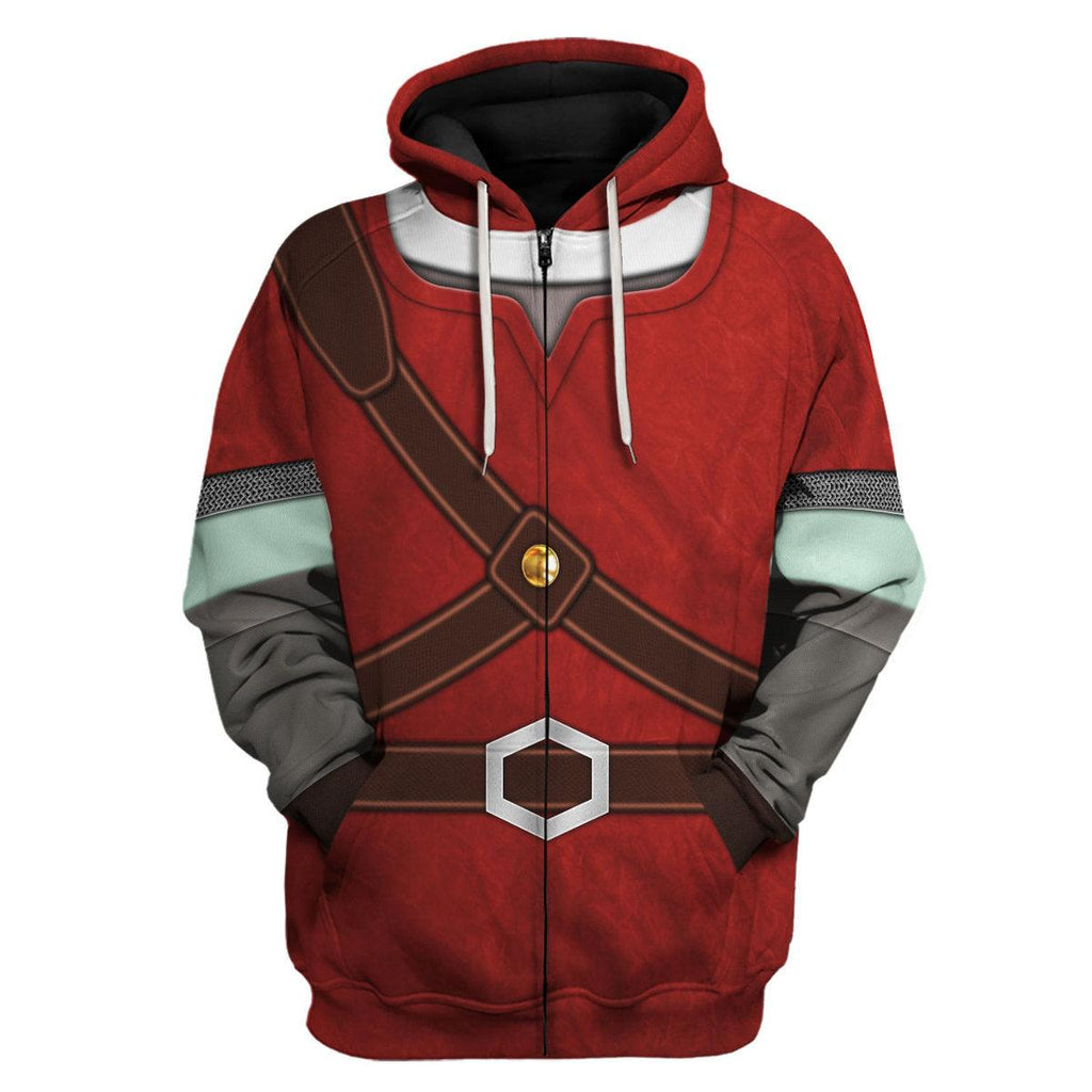 Knights of Skyloft Red Unisex Hoodie Sweatshirt T-shirt Sweatpants Cosplay - CustomsPig.com