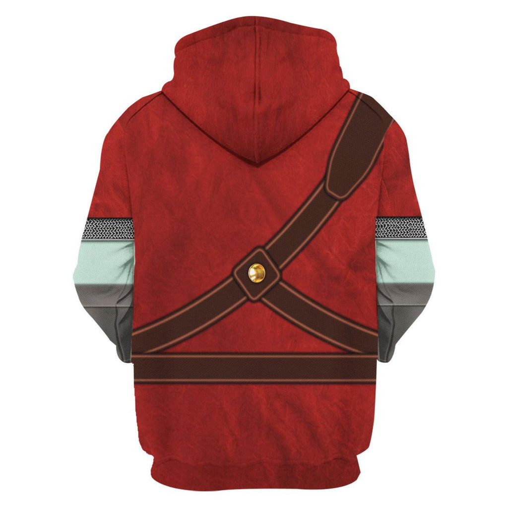 Knights of Skyloft Red Unisex Hoodie Sweatshirt T-shirt Sweatpants Cosplay - CustomsPig.com