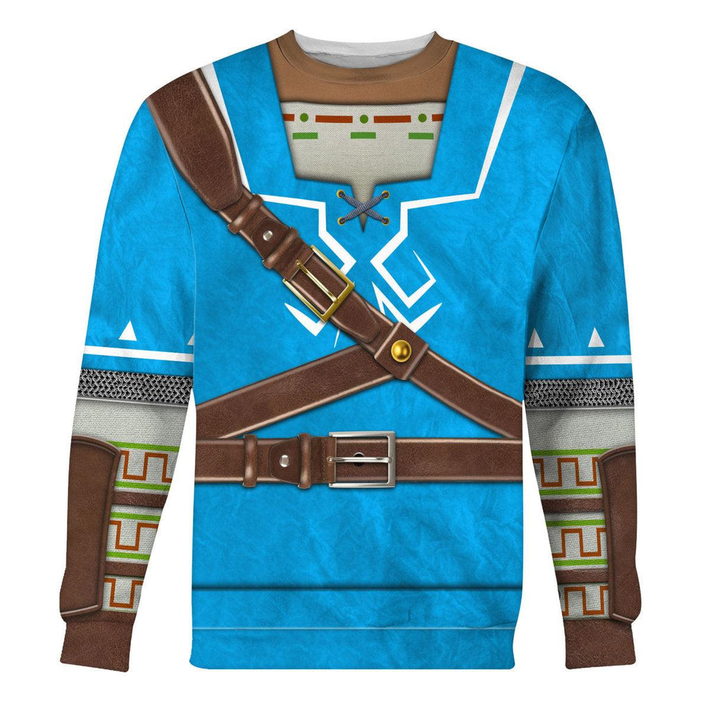 Link Attire Champion's Tunic Shield Unisex Hoodie Sweatshirt T-shirt Sweatpants Cosplay - CustomsPig.com