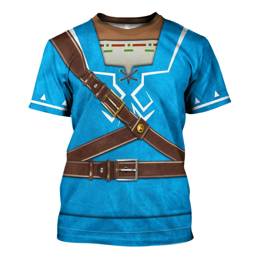 Link Attire Champion's Tunic Shield Unisex Hoodie Sweatshirt T-shirt Sweatpants Cosplay - CustomsPig.com