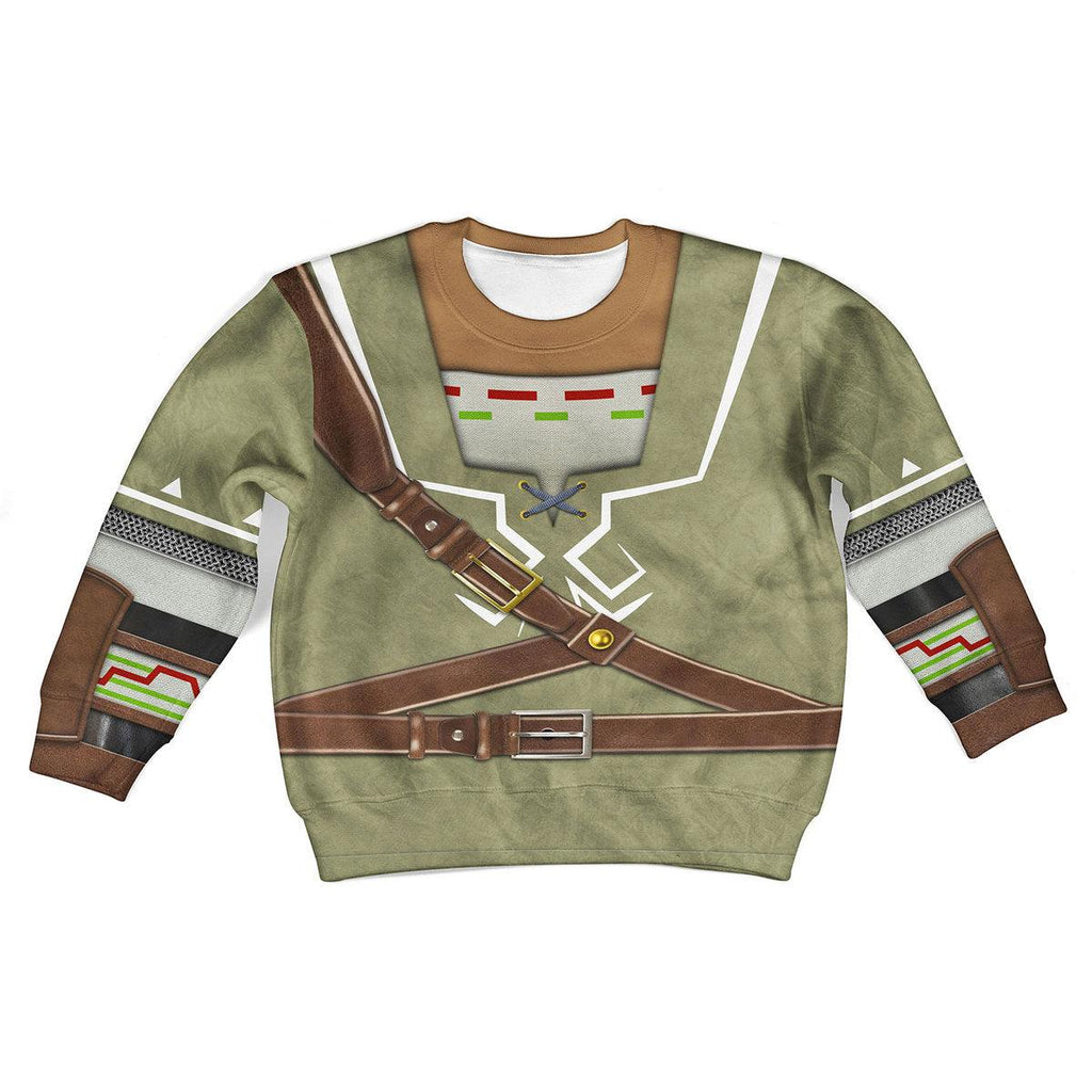 Link Attire Shield Kid Tops Hoodie Sweatshirt T-Shirt - CustomsPig.com