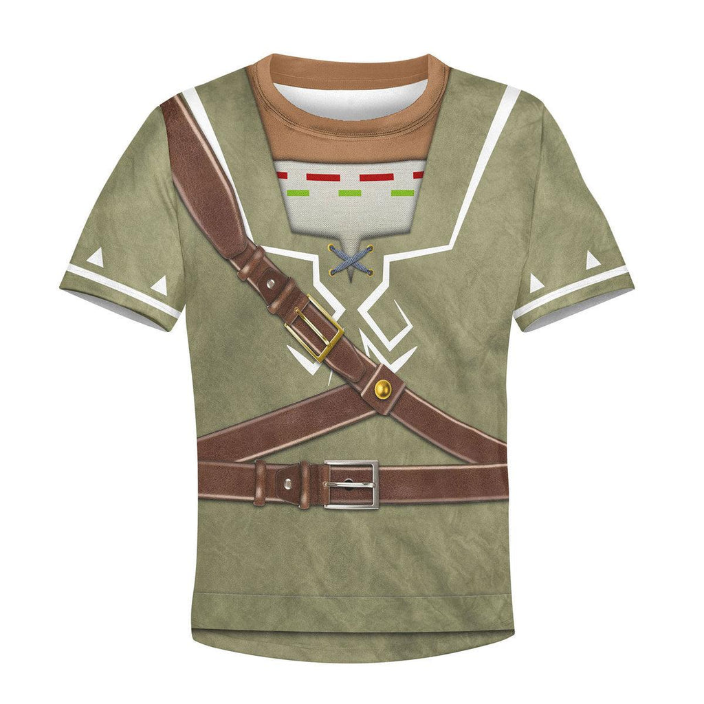 Link Attire Shield Kid Tops Hoodie Sweatshirt T-Shirt - CustomsPig.com