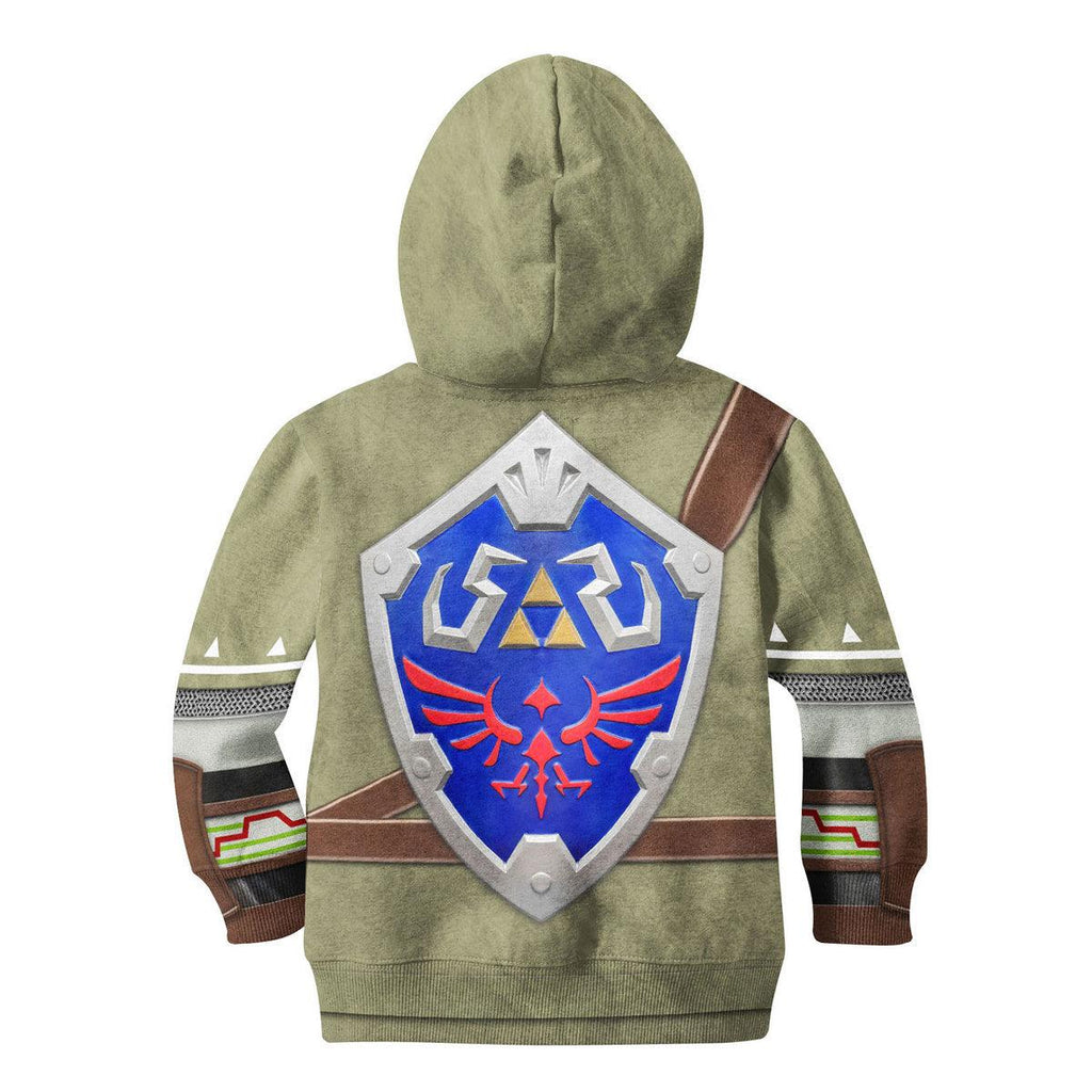 Link Attire Shield Kid Tops Hoodie Sweatshirt T-Shirt - CustomsPig.com