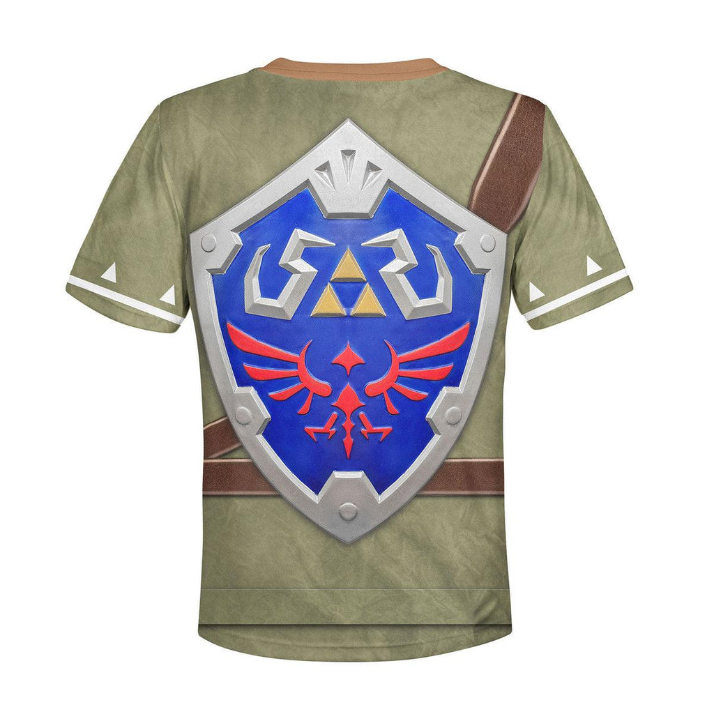 Link Attire Shield Kid Tops Hoodie Sweatshirt T-Shirt - CustomsPig.com