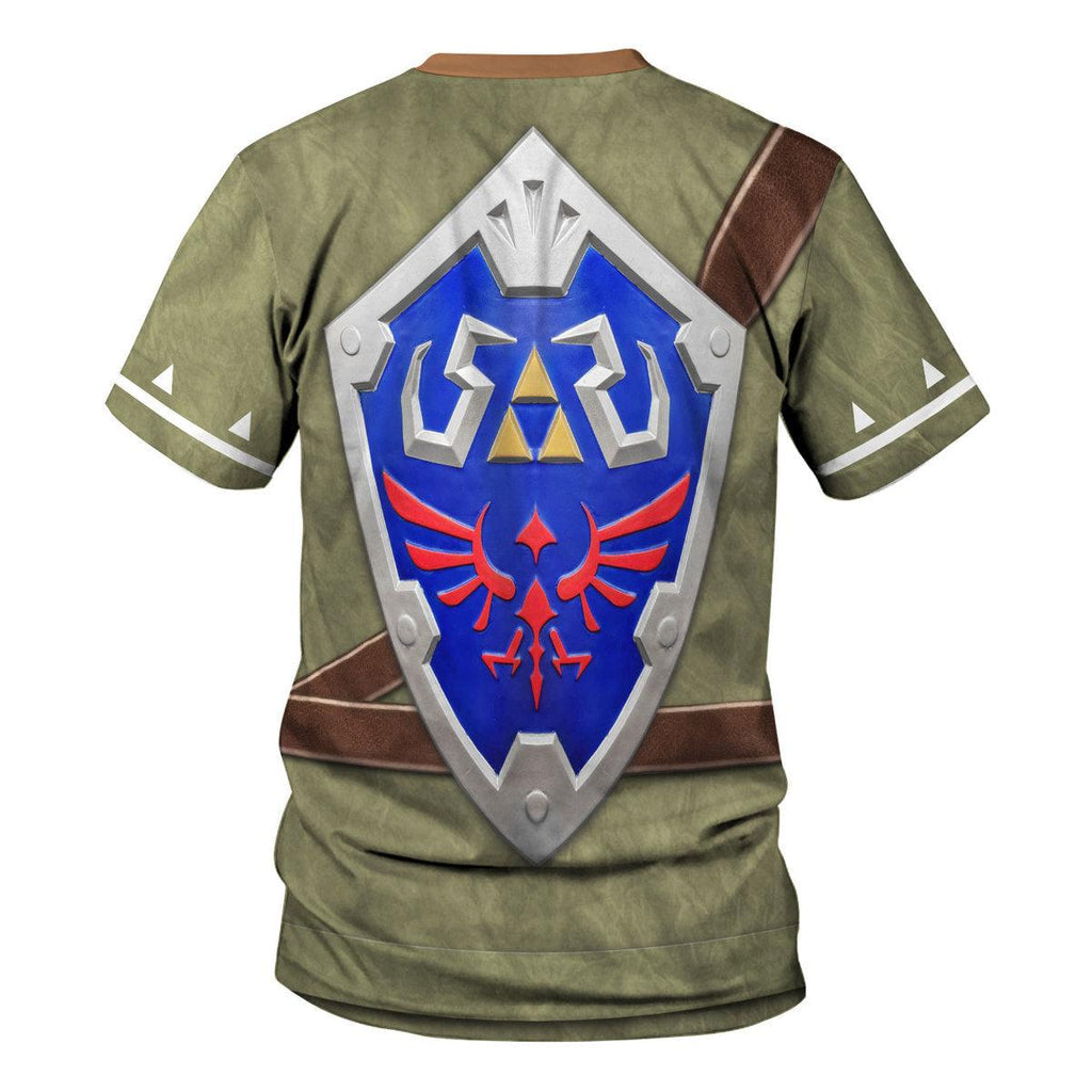 Link Attire Shield Unisex Hoodie Sweatshirt T-shirt Sweatpants Cosplay - CustomsPig.com