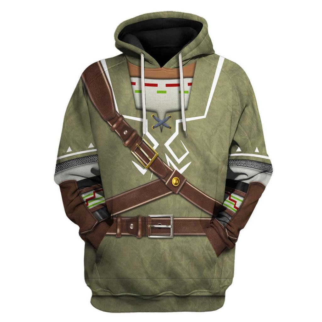 Link Attire Shield Unisex Hoodie Sweatshirt T-shirt Sweatpants Cosplay - CustomsPig.com