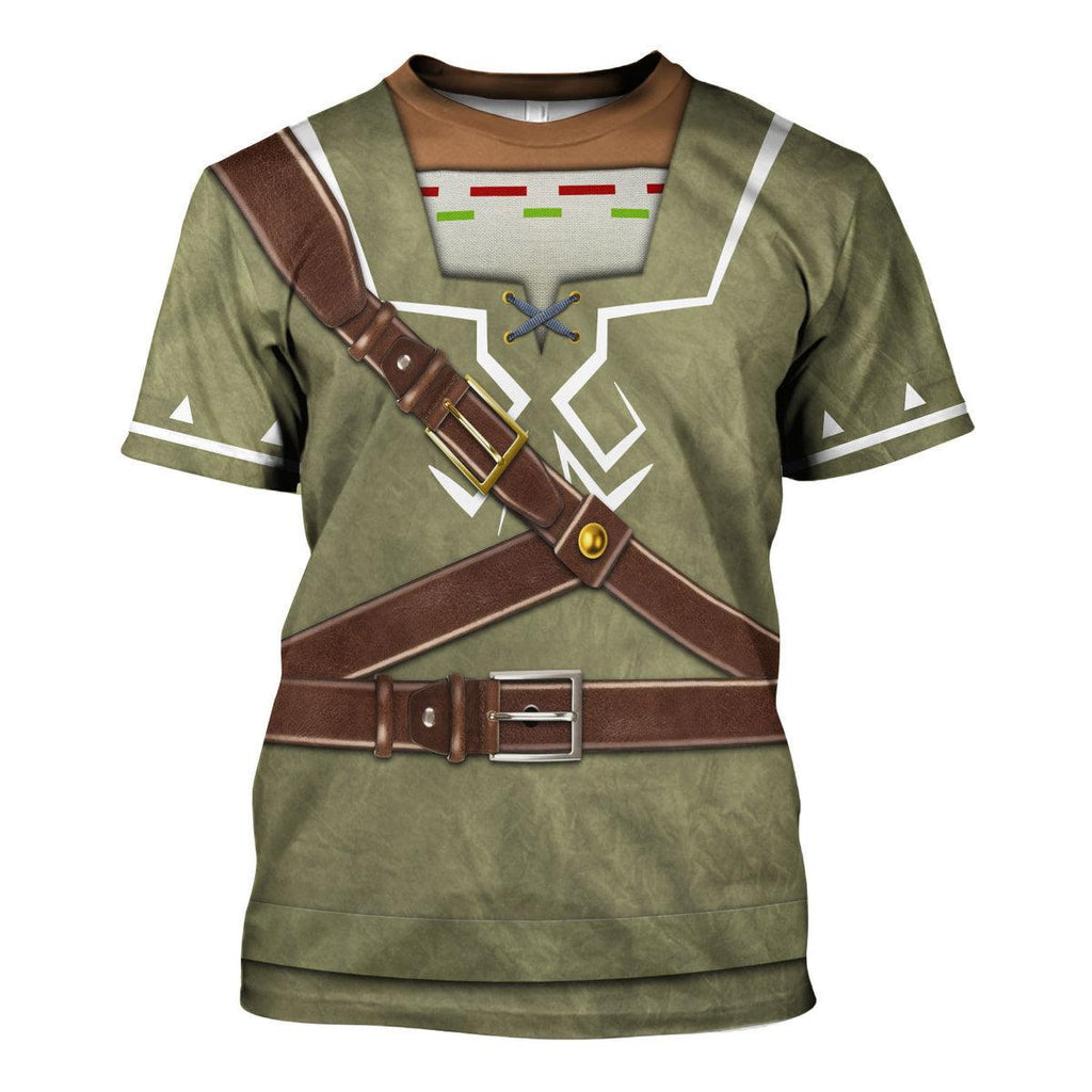 Link Attire Shield Unisex Hoodie Sweatshirt T-shirt Sweatpants Cosplay - CustomsPig.com