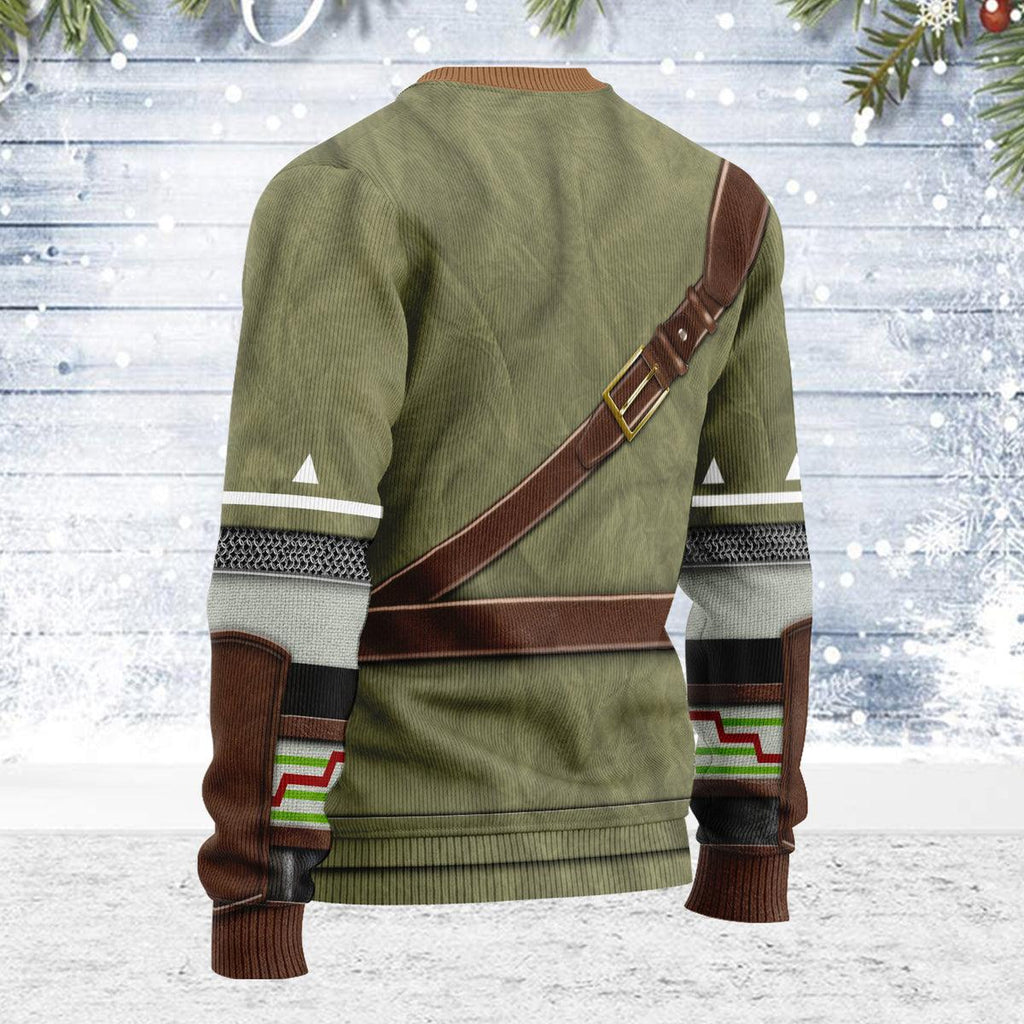 Link Attire Themed Costume Unisex Christmas Wool Sweater - CustomsPig.com