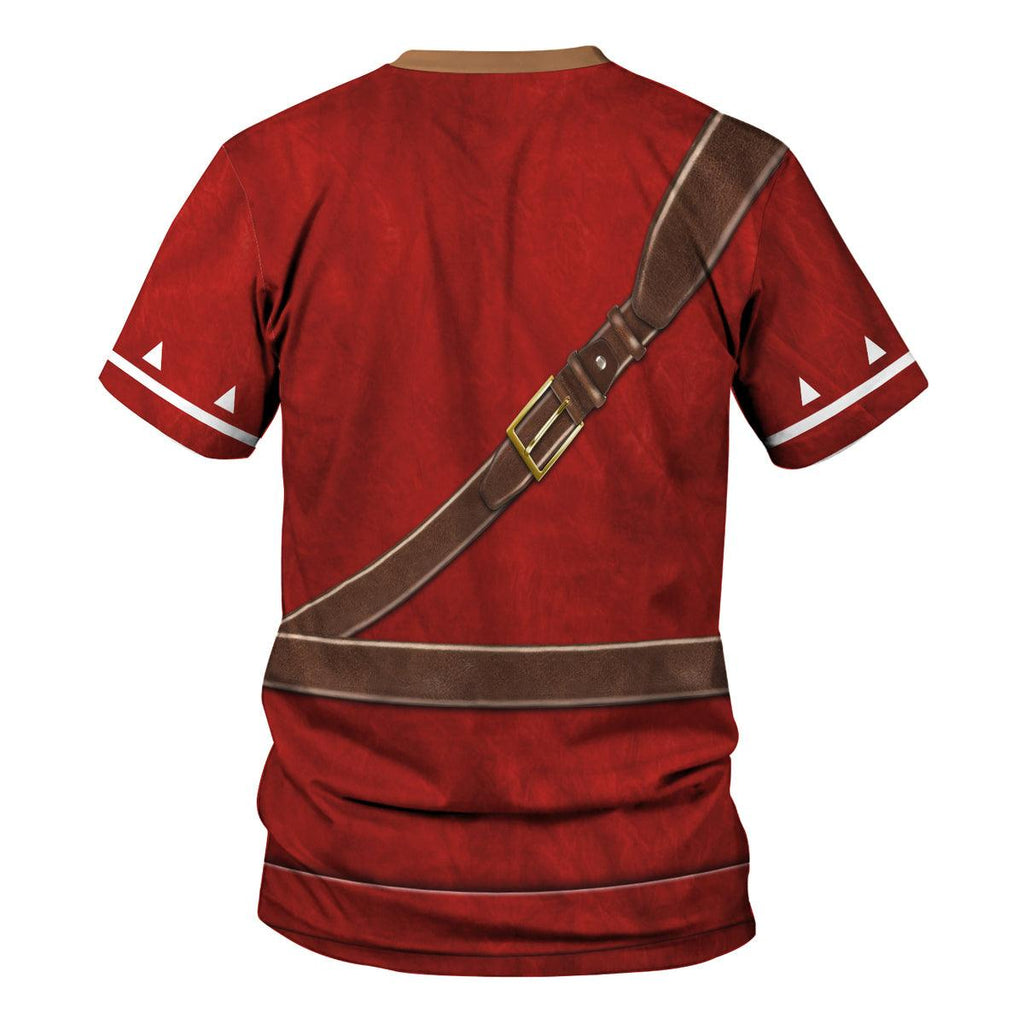 Link Goron Tunic Attire Unisex Hoodie Sweatshirt T-shirt Sweatpants Cosplay - CustomsPig.com