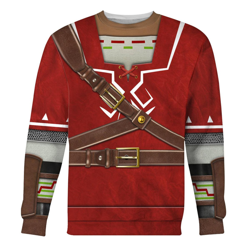 Link Goron Tunic Attire Unisex Hoodie Sweatshirt T-shirt Sweatpants Cosplay - CustomsPig.com