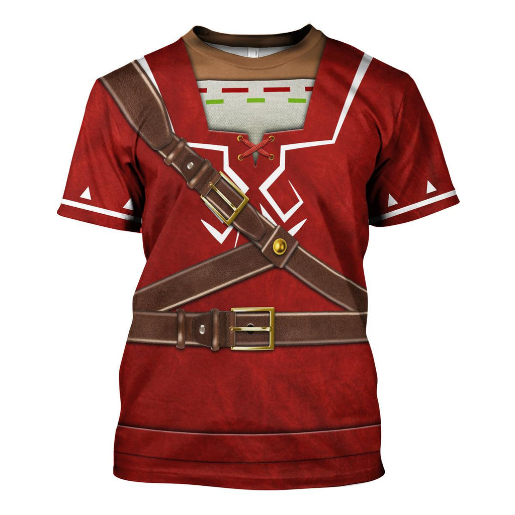 Link Goron Tunic Attire Unisex Hoodie Sweatshirt T-shirt Sweatpants Cosplay - CustomsPig.com