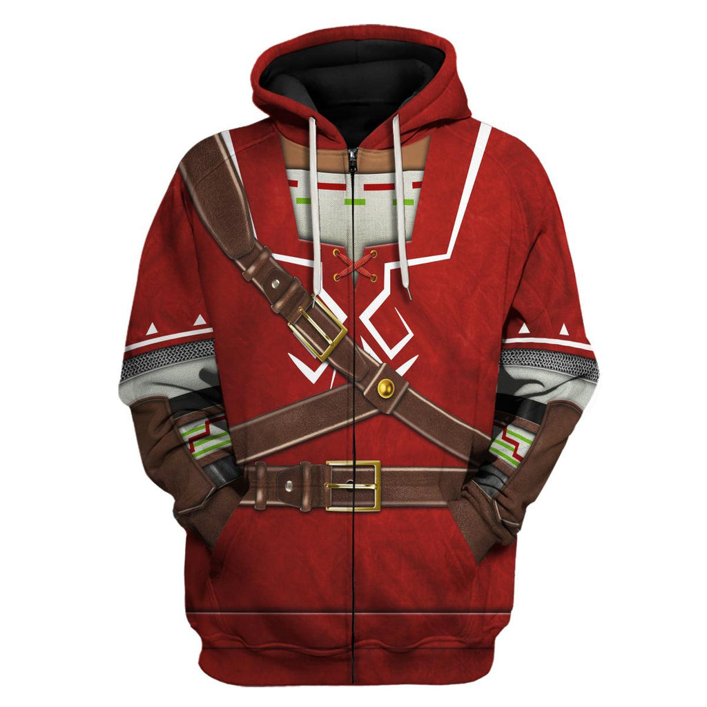 Link Goron Tunic Attire Unisex Hoodie Sweatshirt T-shirt Sweatpants Cosplay - CustomsPig.com