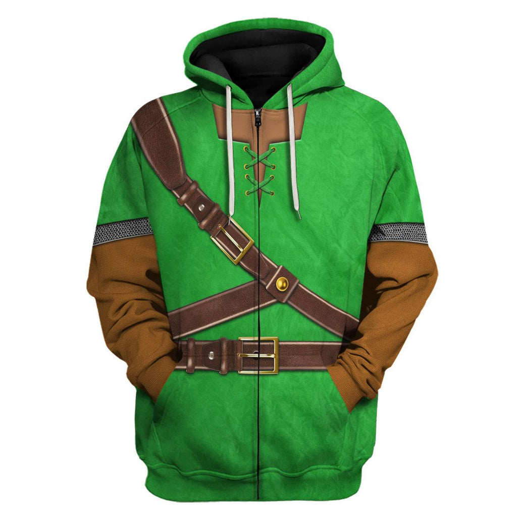 Link Iconic Costume Unisex Hoodie Sweatshirt T-shirt Sweatpants Cosplay - CustomsPig.com