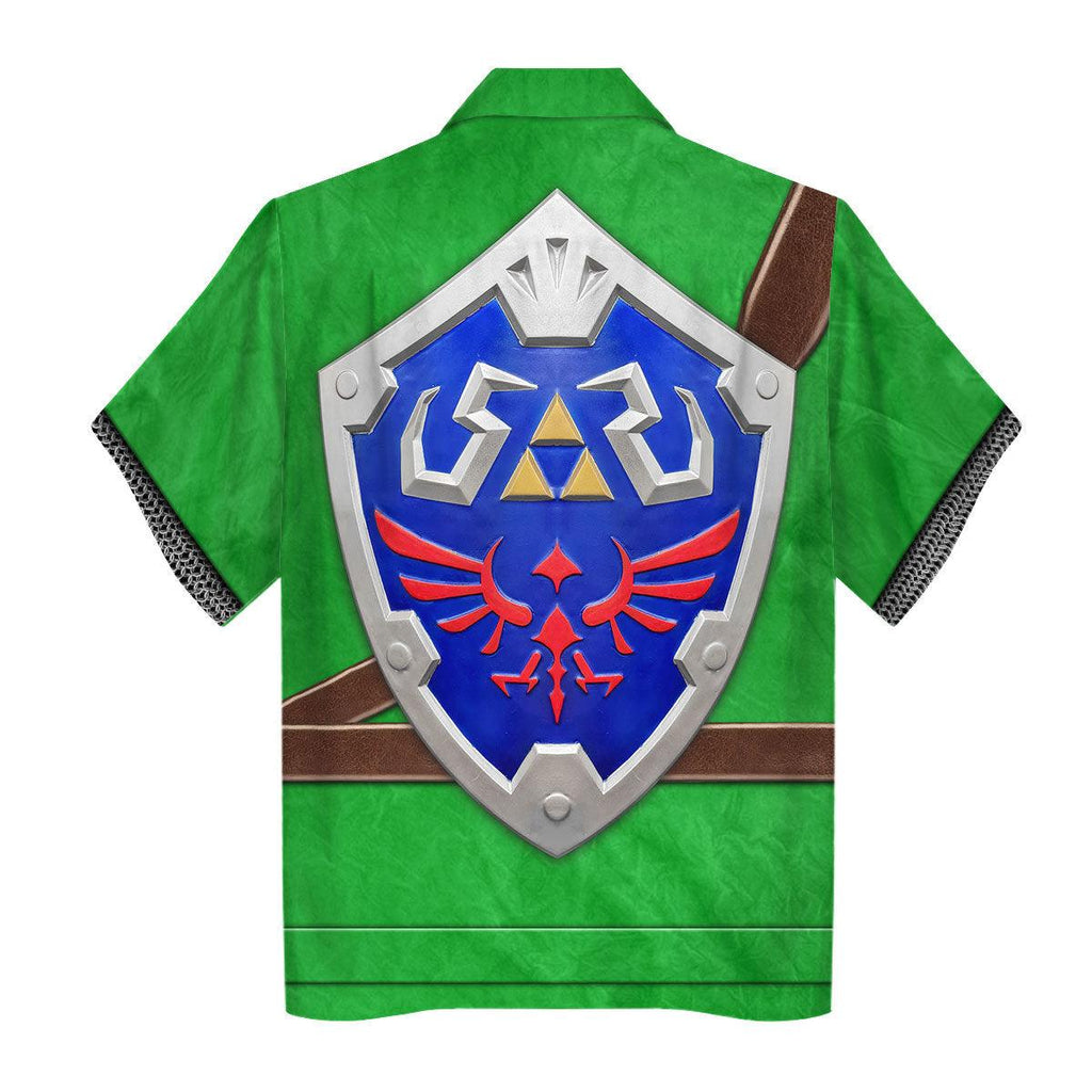 Link Iconic Shield Iconic Costume Unisex Hoodie Sweatshirt T-shirt Sweatpants Cosplay - CustomsPig.com