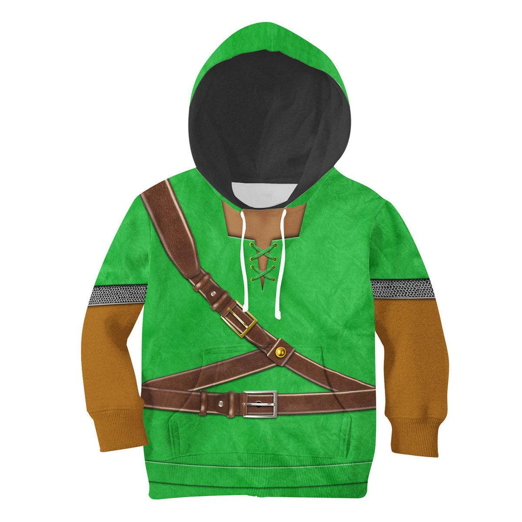 Link Iconic Shield Kid Tops Hoodie Sweatshirt T-Shirt - CustomsPig.com