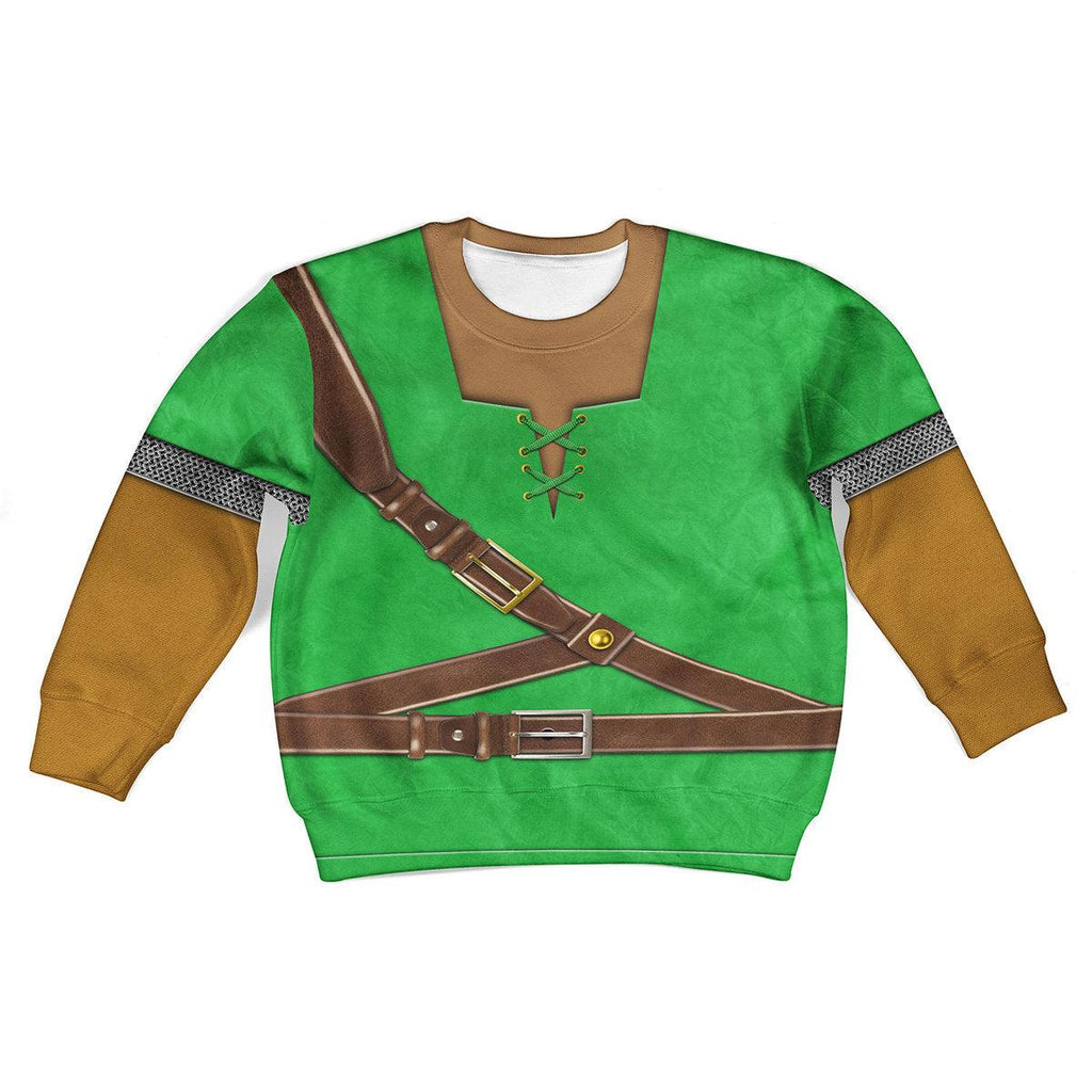 Link Iconic Shield Kid Tops Hoodie Sweatshirt T-Shirt - CustomsPig.com